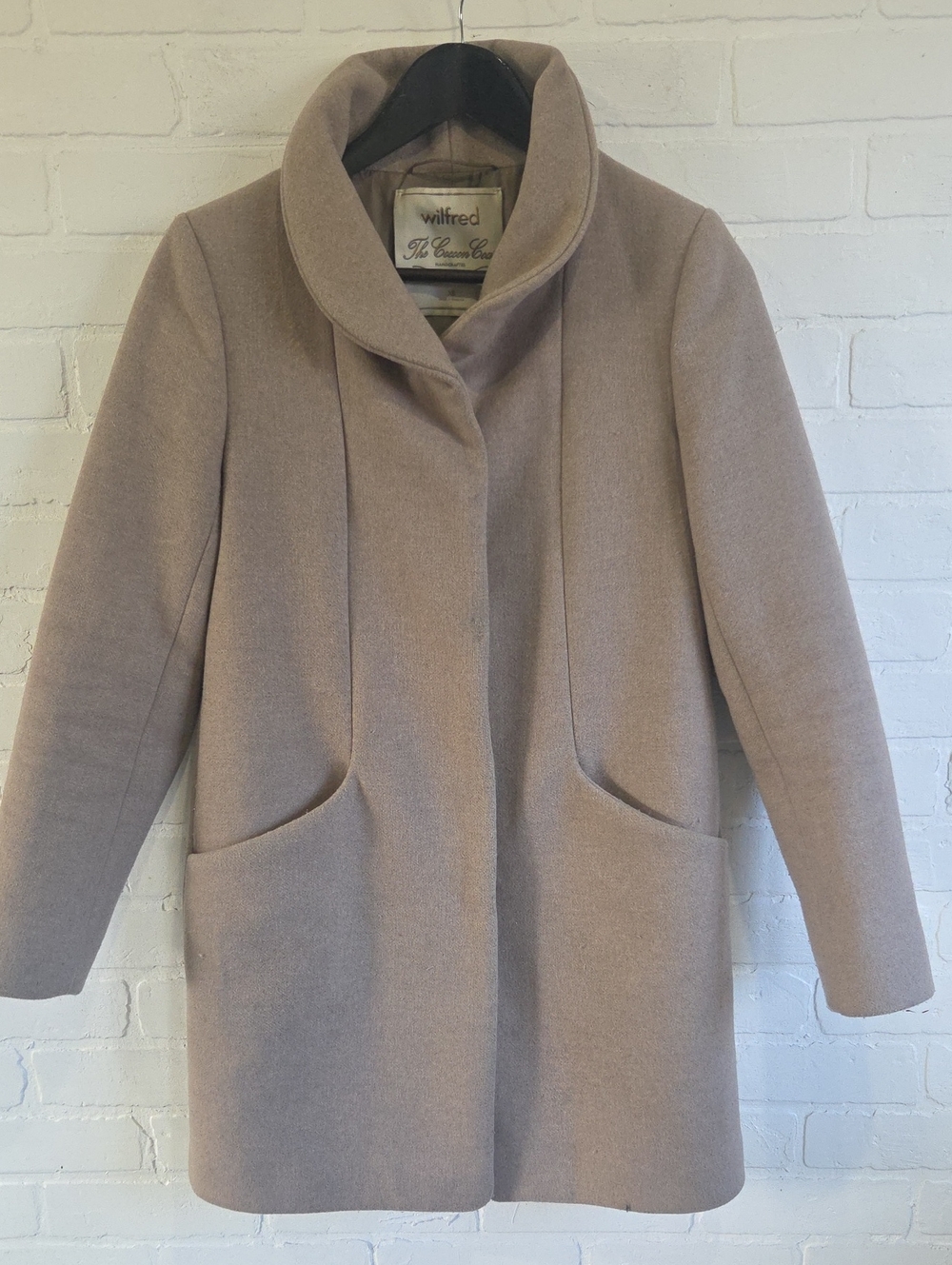 Wilfred Dusty Taupe The Cocoon Wool Blend Coat